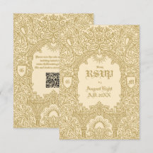 Mittelalterliche Vintage Königliche Gold-Monogramm