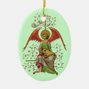 Mittelalterlicher Angel Keramik Ornament