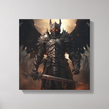 Mittelalterlicher Angel Warrior - gearbeitete Lein