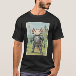 Mittelalterlicher Axolotl-Ritter T-Shirt