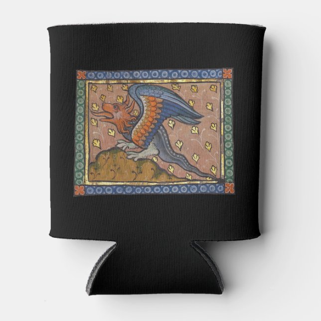 Mittelalterlicher Bestiardrache c. 1270 Dosenkühler (Vorderseite)