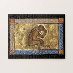 Mittelalterlicher Bestiarmonkey um 1270