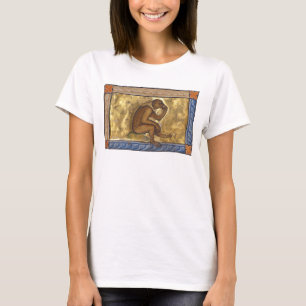 Mittelalterlicher Bestiarmonkey um 1270 T-Shirt