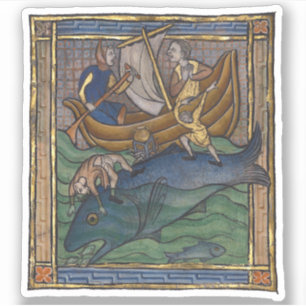 Mittelalterlicher Bestiarwal c. 1270 Aufkleber