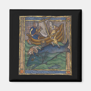 Mittelalterlicher Bestiarwal c. 1270 Magnet
