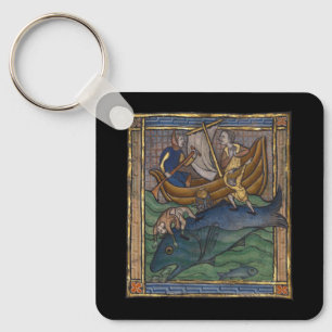 Mittelalterlicher Bestiarwal c. 1270 Schlüsselanhänger