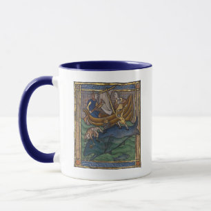 Mittelalterlicher Bestiarwal c. 1270 Tasse