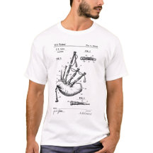 mittelalterlicher Dudelsack Blaupausenentwurf