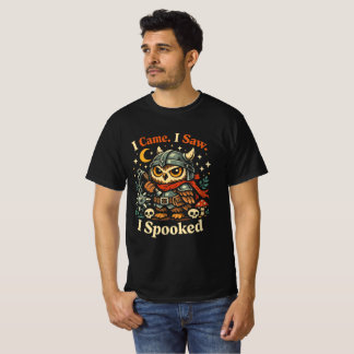 Mittelalterlicher Eulenritter - Ich kam, sah und e T-Shirt