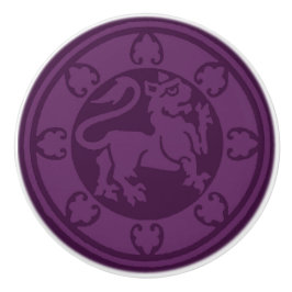 Mittelalterlicher Löwe Keramikknauf