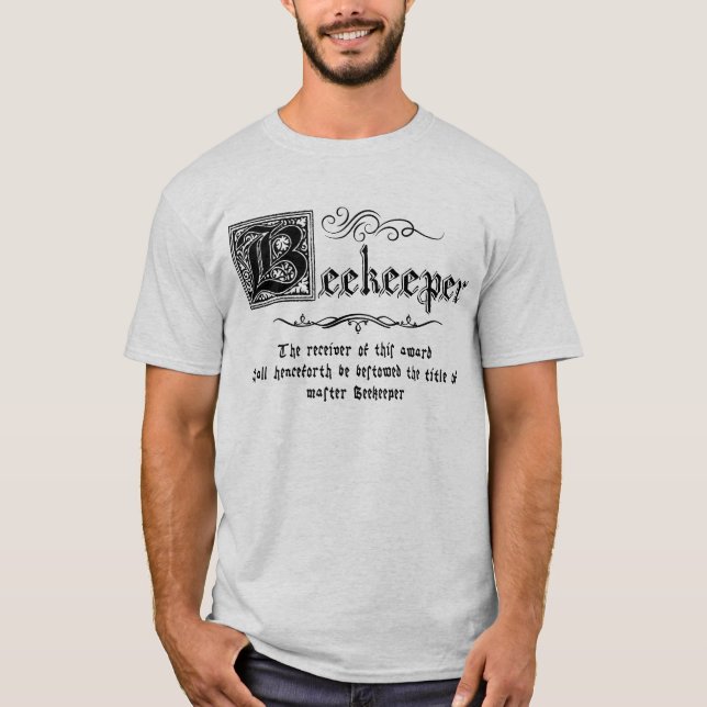 Mittelalterlicher Meister der Bienenzucht T-Shirt (Vorderseite)