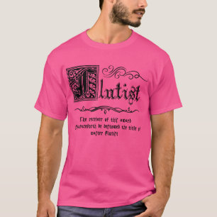 Mittelalterlicher Meister Flutist T-Shirt