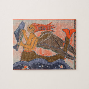 Mittelalterlicher Merman/Mermaid