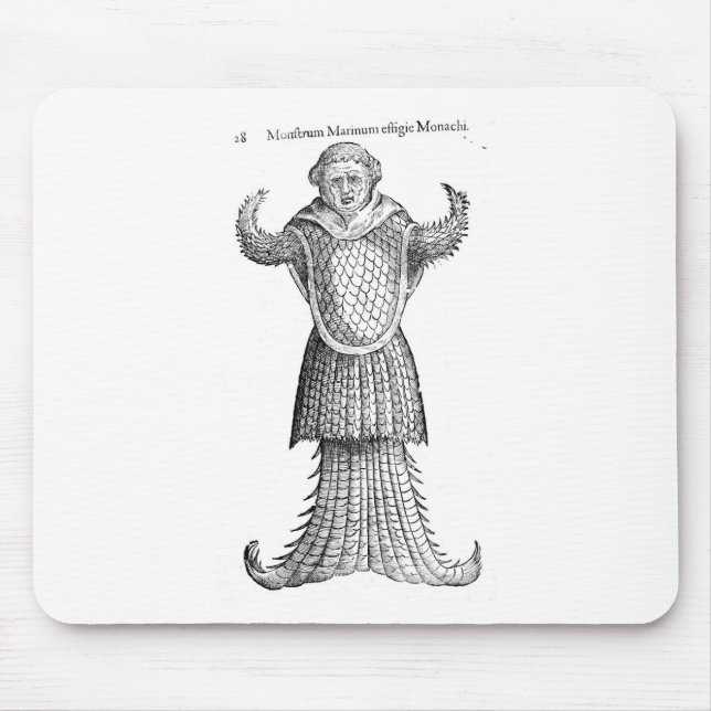 Mittelalterlicher Monkfish Mousepad (Vorne)