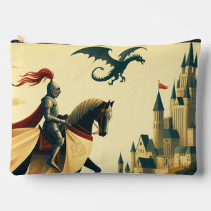 Mittelalterlicher Ritter/Drache/Burgfantsänger Zubehörtasche