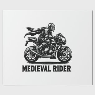 mittelalterlicher Ritter Geschenkpapier