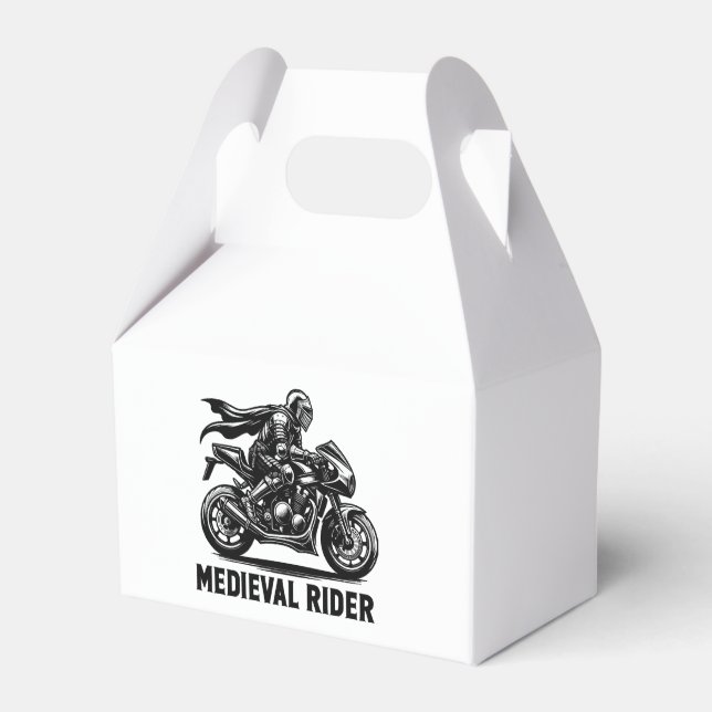 Mittelalterlicher Ritter Geschenkschachtel (Vorderseite)