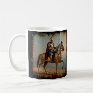 Mittelalterlicher Ritter in Spanien Kaffeetasse