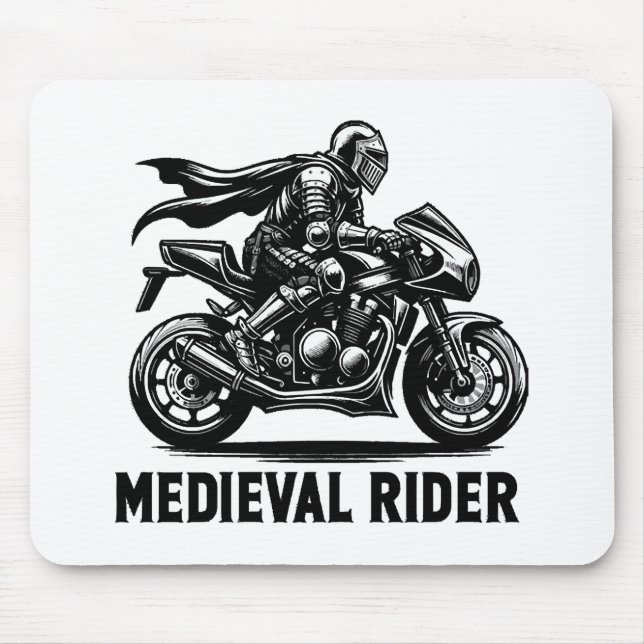 Mittelalterlicher Ritter Mousepad (Vorne)