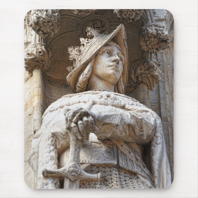 Mittelalterlicher Ritter Mousepad (Vorne)