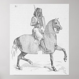 Mittelalterlicher Ritter Poster