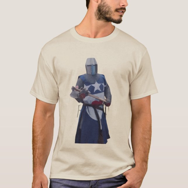 mittelalterlicher Ritter T-Shirt (Vorderseite)