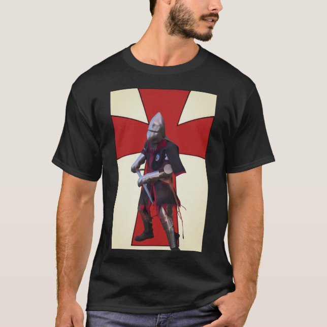 Mittelalterlicher Ritter T-Shirt (Vorderseite)