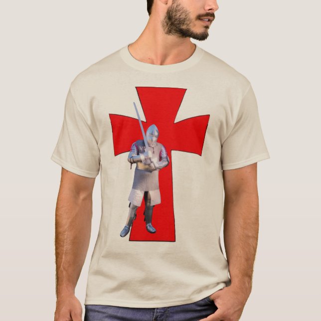 Mittelalterlicher Ritter T-Shirt (Vorderseite)