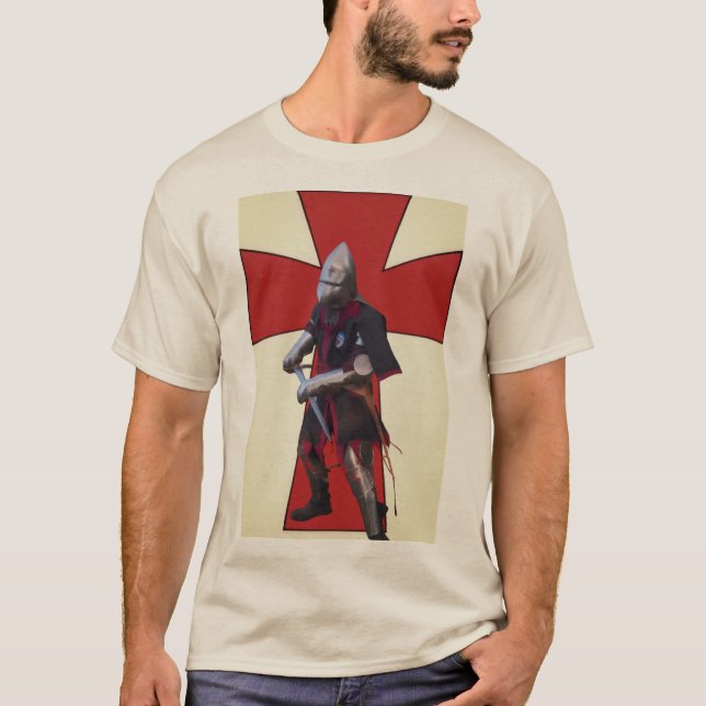 Mittelalterlicher Ritter T-Shirt (Vorderseite)