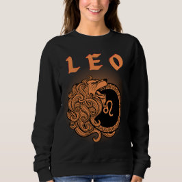 Mittelalterlicher Stil Zodiac Leo Sweatshirt