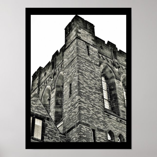 mittelalterlicher Turm Poster (Vorne)