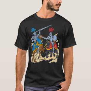 Mittelalterlicher Wettbewerb um Pferde  T-Shirt