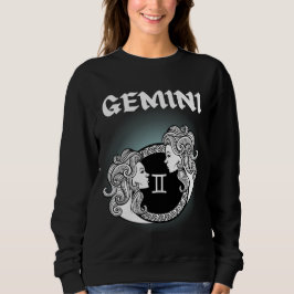 Mittelalterlicher Zodiac Gemini Sweatshirt