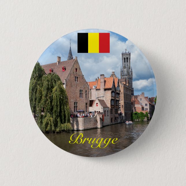 Mittelalterliches Brügge - ProFoto Button (Vorderseite)