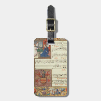 Mittelalterliches Chant Manuscript Gepäckanhänger