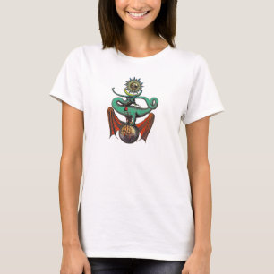 Mittelalterliches Drachen-Symbol T-Shirt