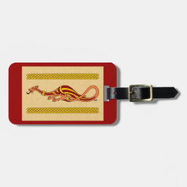 Mittelalterliches Drachendesign 2015 Gepäckanhänger