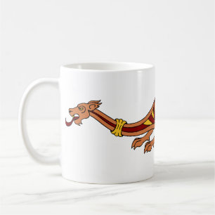 Mittelalterliches Drachendesign 2015 Kaffeetasse