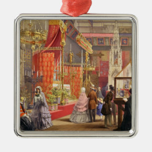Mittelalterliches Gericht, entworfen durch Pugin, Silbernes Ornament