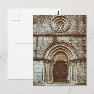 Mittelalterliches Gotisches Portal in Santiago de  Postkarte