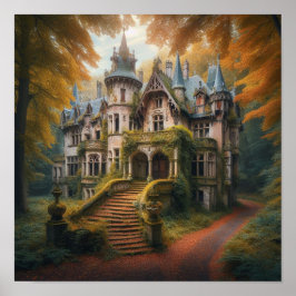 mittelalterliches Herrenhaus Poster