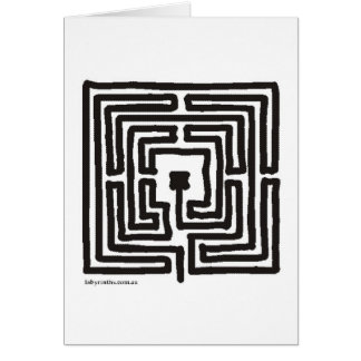 mittelalterliches kleines Labyrinthquadrat