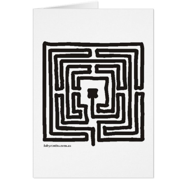 mittelalterliches kleines Labyrinthquadrat (Vorne)