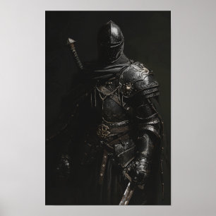 Mittelalterliches Knight Poster Artwork - Grim Dar