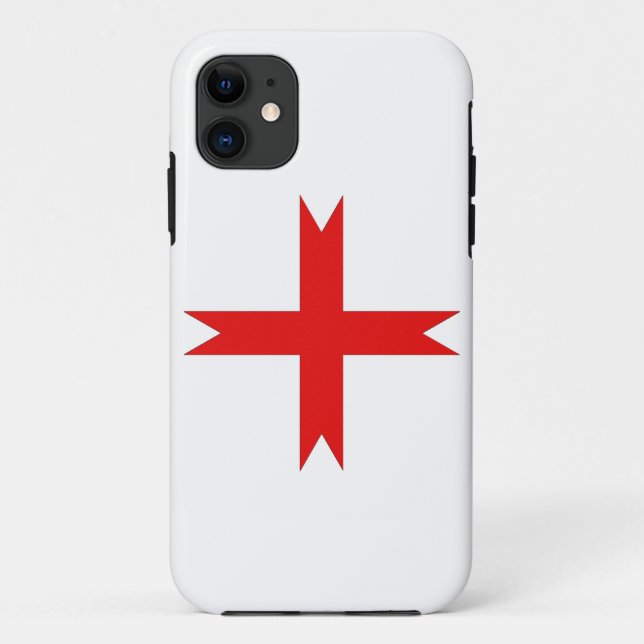 Mittelalterliches Kreuz der Tempelritter Case-Mate iPhone Hülle (Rückseite)