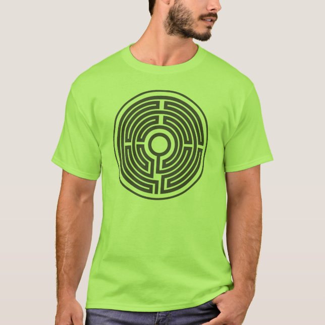 mittelalterliches Labyrinth klein T-Shirt (Vorderseite)