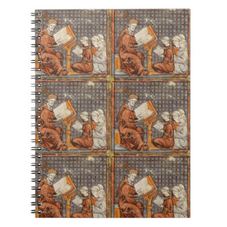 Mittelalterliches Lehrer-Notizbuch Notizblock