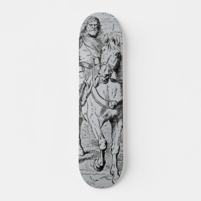 Mittelalterliches Ritterskateboard Skateboard (Vorne)