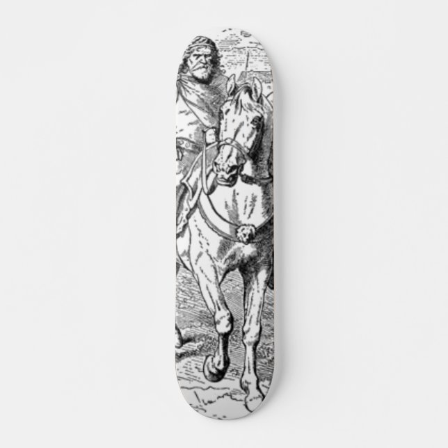Mittelalterliches Ritterskateboard Skateboard (Vorne)