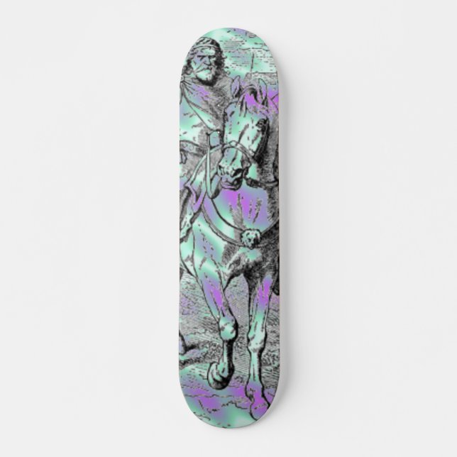Mittelalterliches Ritterskateboard Skateboard (Vorne)